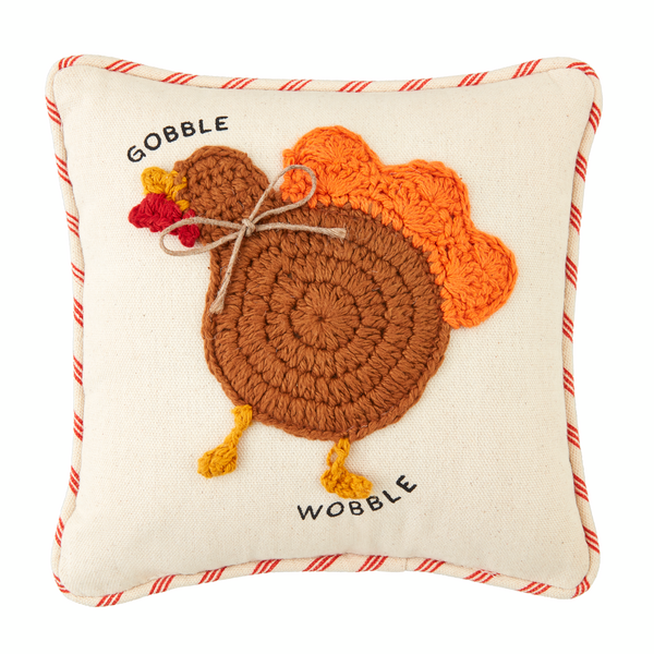 THANKSGIVING MINI CROCHET PILLOW - A. Dodson's