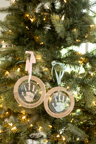 ACRYLIC HANDPRINT ORNAMENTS BY MUD PIE - A. Dodson's