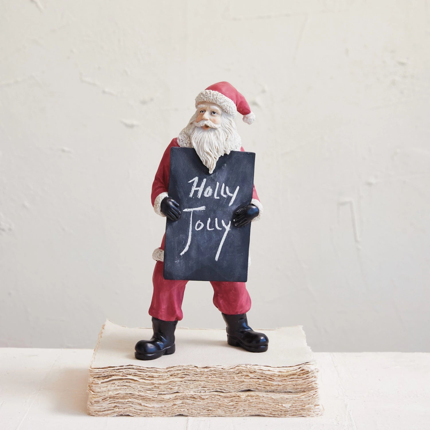 Resin Santa w/ Chalkboard - A. Dodson's