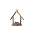 Handmade Driftwood & Acacia Wood Baby Jesus in Manger (Each Will Vary)