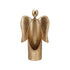 Metal Angel Container, Antique Gold Finish