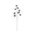 Plastic Tinsel Ball Stem, Silver Color
