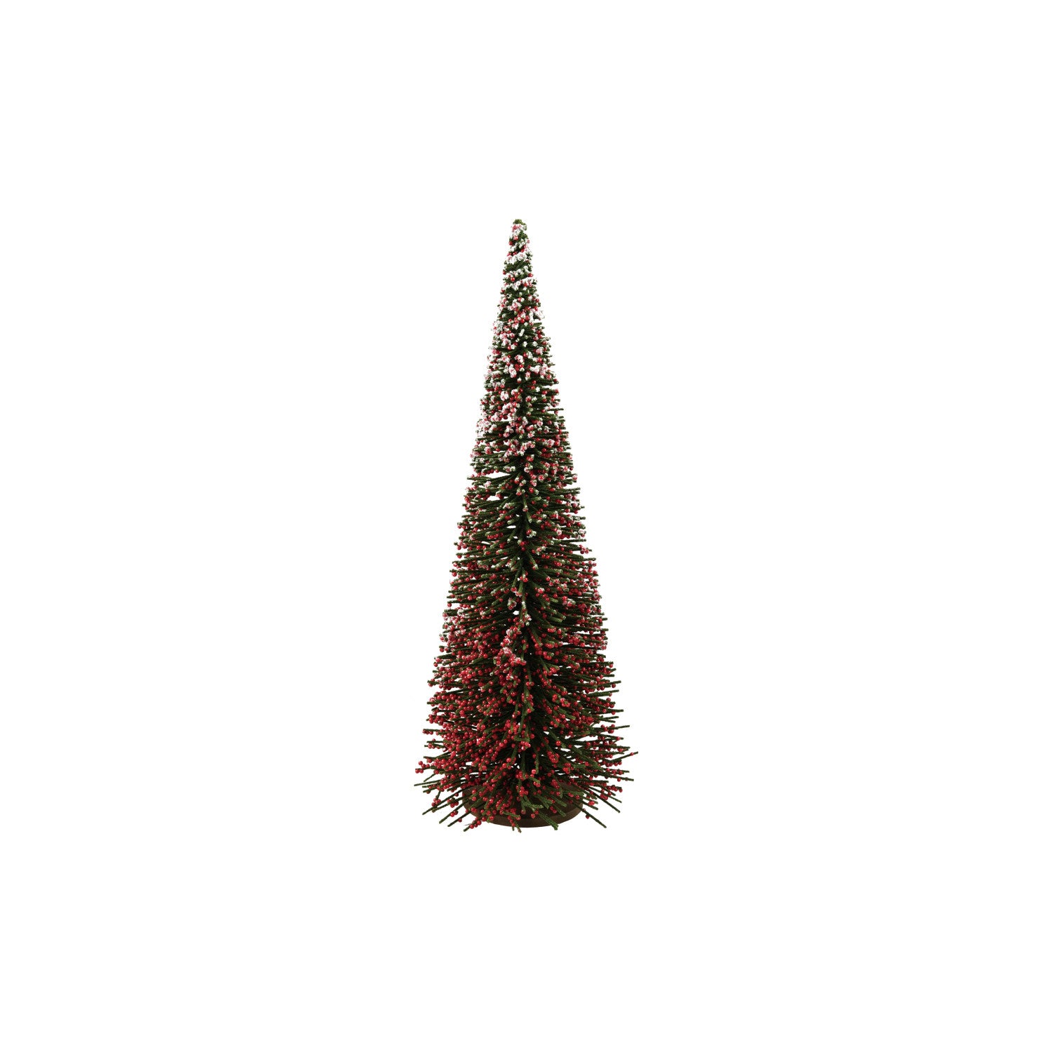 Wood Tree with Faux Berries & Sugar, Green & Red by Creative Co-Op