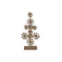 Metal Snowflakes Tree with Glitter