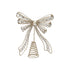 Metal Bow Tree Topper with Acrylic Jewels & Glitter