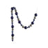 Plastic Ball Garland, Blue & Silver Finish