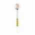 Yellow Moon Wood & Silicone Pacy Clip BY MUD PIE - A. Dodson's