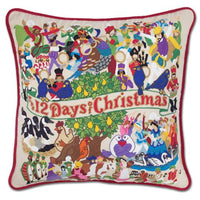 12 DAYS OF CHRISTMAS PILLOW BY CATSTUDIO