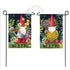 Gnomes in the Garden Garden Suede Flag - A. Dodson's