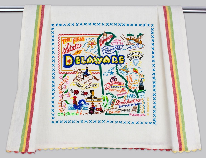 DELAWARE DISH TOWEL BY CATSTUDIO