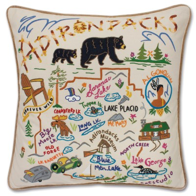 ADIRONDACKS PILLOW BY CATSTUDIO - A. Dodson's