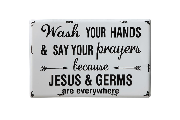 WASH YOUR HANDS WALL DECOR