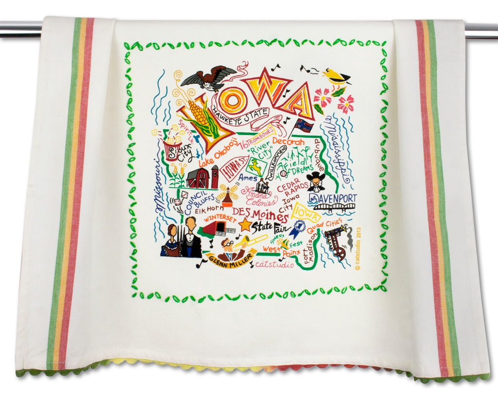 IOWA DISH TOWEL BY CATSTUDIO - A. Dodson's