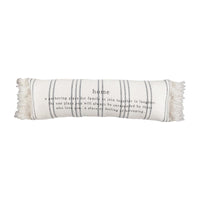 HOME DEFINITION LONG PILLOW BY MUD PIE