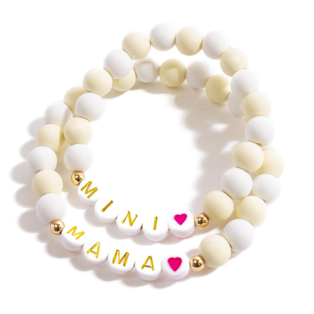 MAMA AND MINI BEADED BRACELET SET - A. Dodson's