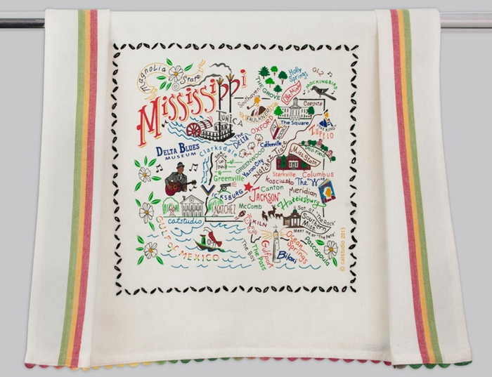 MISSISSIPPI DISH TOWEL BY CATSTUDIO