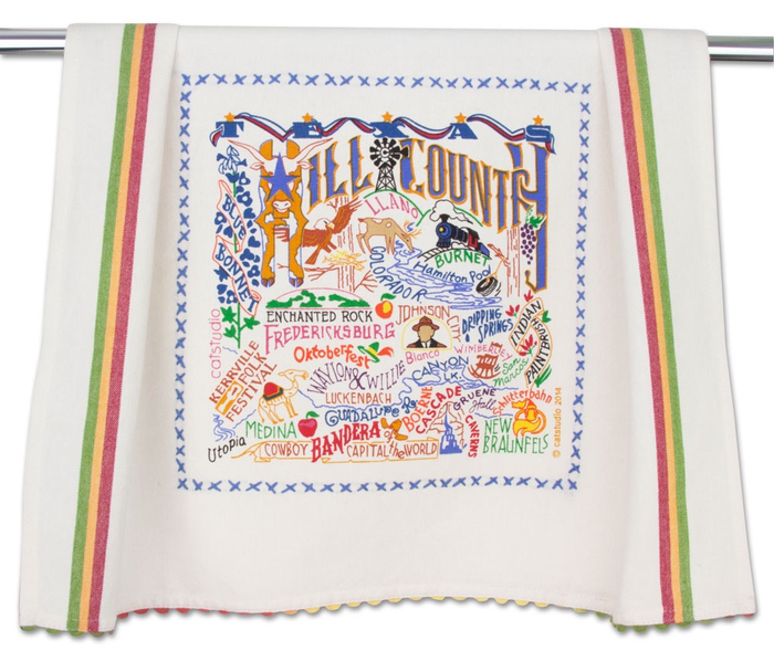 HILL COUNTRY DISH TOWEL BY CATSTUDIO