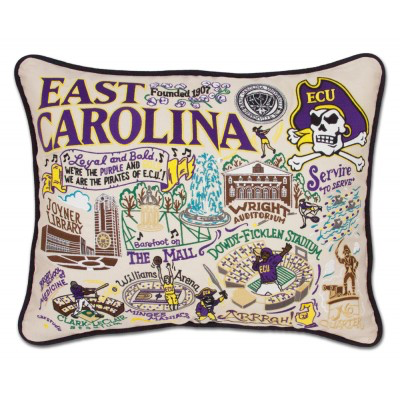 EAST CAROLINA UNIVERSITY PILLOW BY CATSTUDIO - A. Dodson's