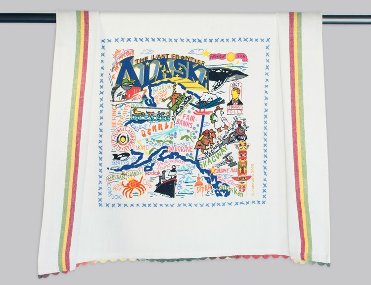 ALASKA DISH TOWEL BY CATSTUDIO - A. Dodson's