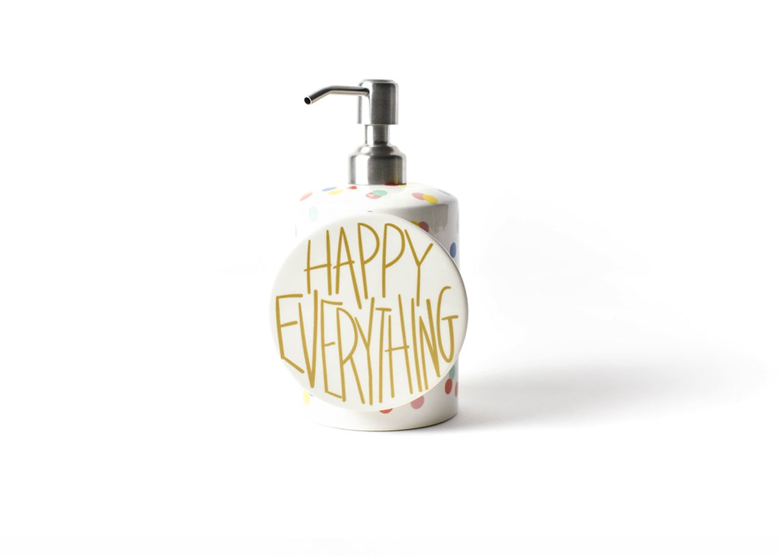 HAPPY EVERYTHING HAPPY DOT MINI CYLINDER SOAP PUMP - A. Dodson's