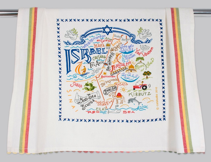 ISRAEL DISH TOWEL BY CATSTUDIO