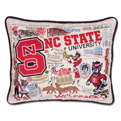 NORTH CAROLINA STATE UNIVERSITY PILLOW BY CATSTUDIO - A. Dodson's