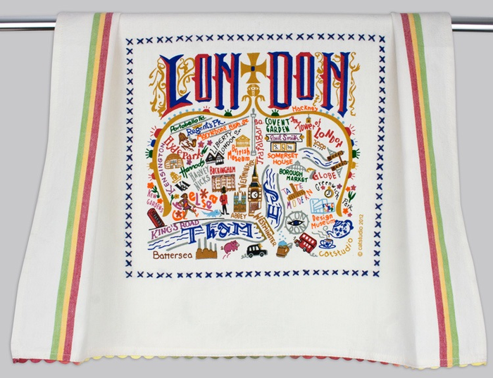 LONDON DISH TOWEL BY CATSTUDIO