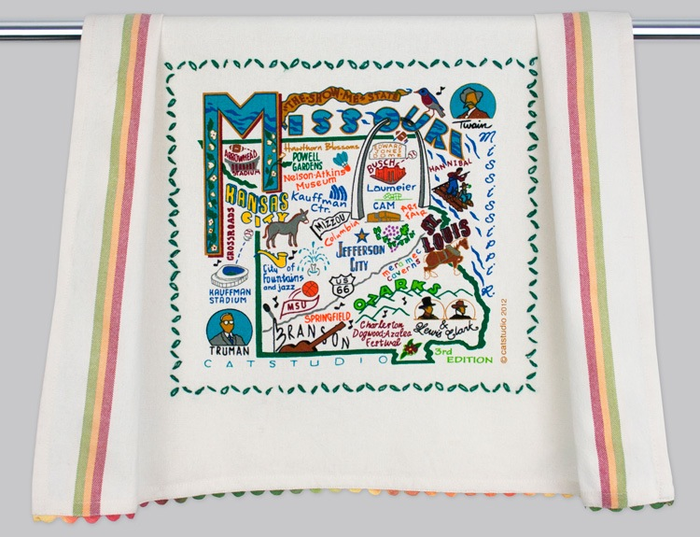 MISSOURI DISH TOWEL BY CATSTUDIO