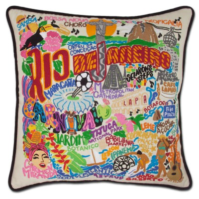 RIO DE JANEIRO PILLOW BY CATSTUDIO - A. Dodson's