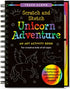 SCRATCH & SKETCH UNICORN ADVENTURE TRACE-ALONG - A. Dodson's