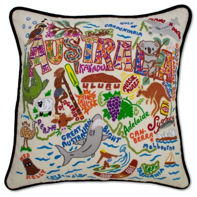 AUSTRALIA PILLOW BY CATSTUDIO - A. Dodson's