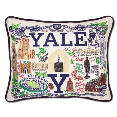 YALE UNIVERSITY PILLOW BY CATSTUDIO - A. Dodson's