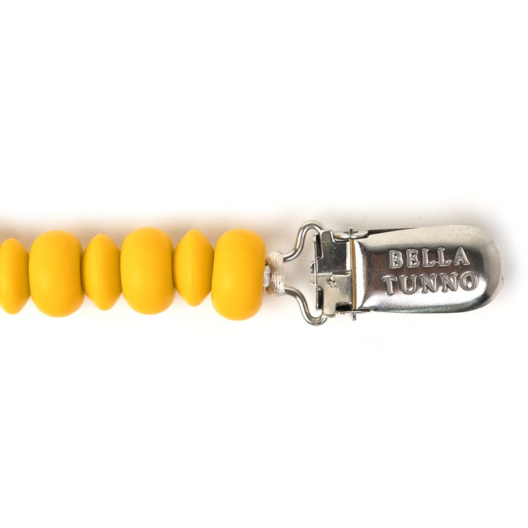 PACIFIER CLIP - MUSTARD BY BELLA TUNNO - A. Dodson's