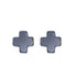 signature cross studs - navy by enewton - A. Dodson's