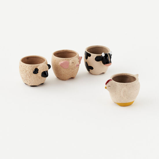 Farm Animal Plant Pot, 4 Styles - A. Dodson's