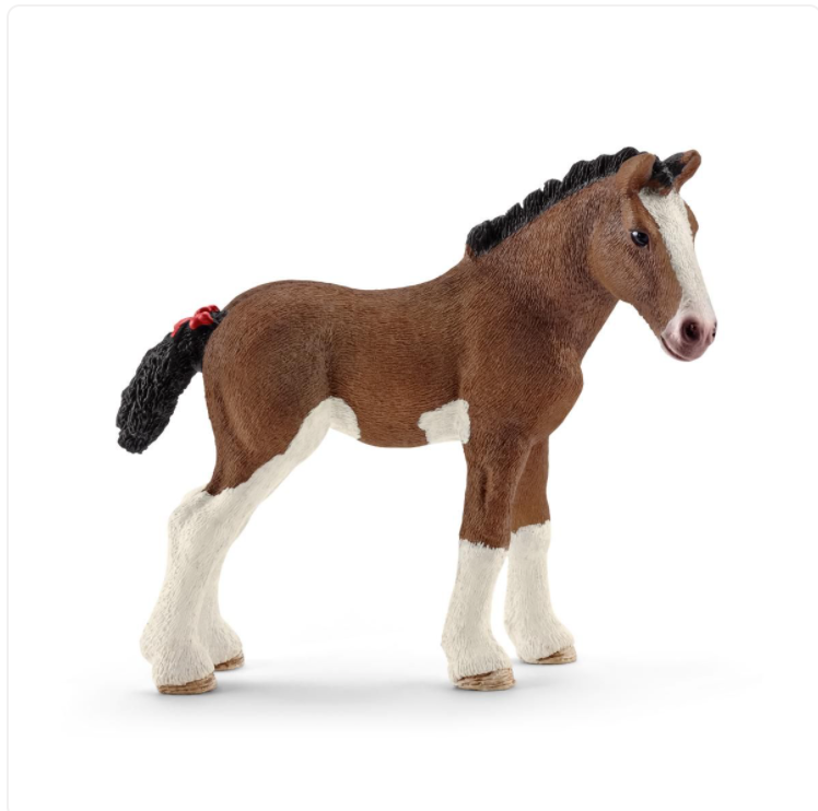 CLYDESDALE FOAL BY SCHLEICH - A. Dodson's