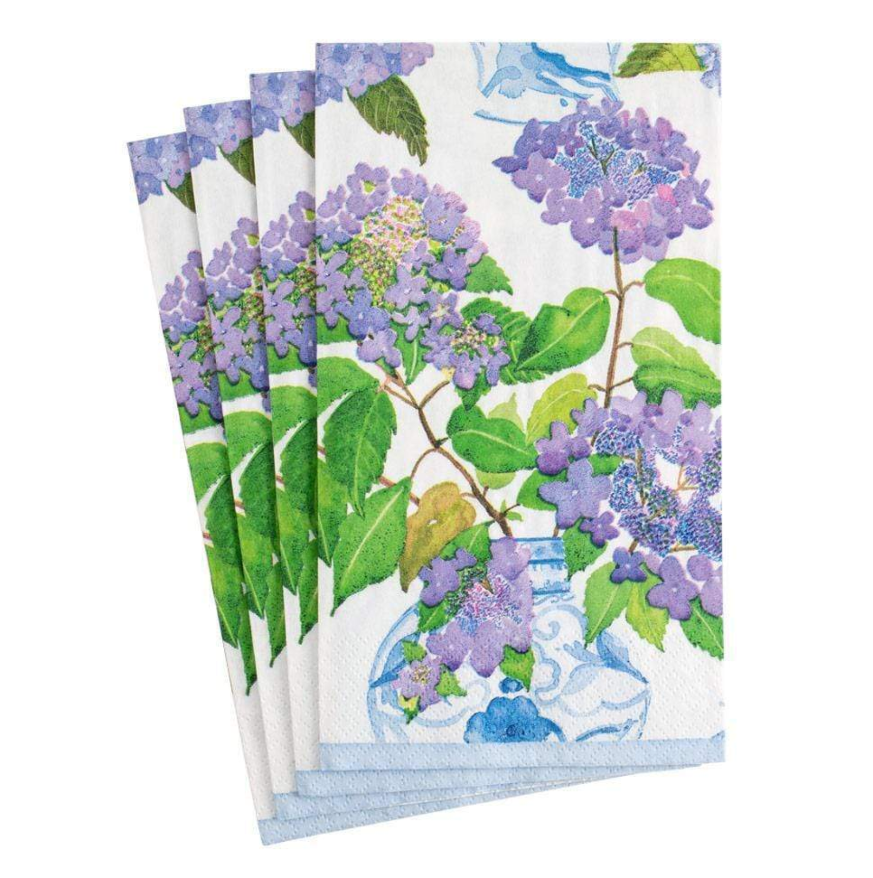 HYDRANGEAS AND PORCELAIN GUEST TOWEL - A. Dodson's