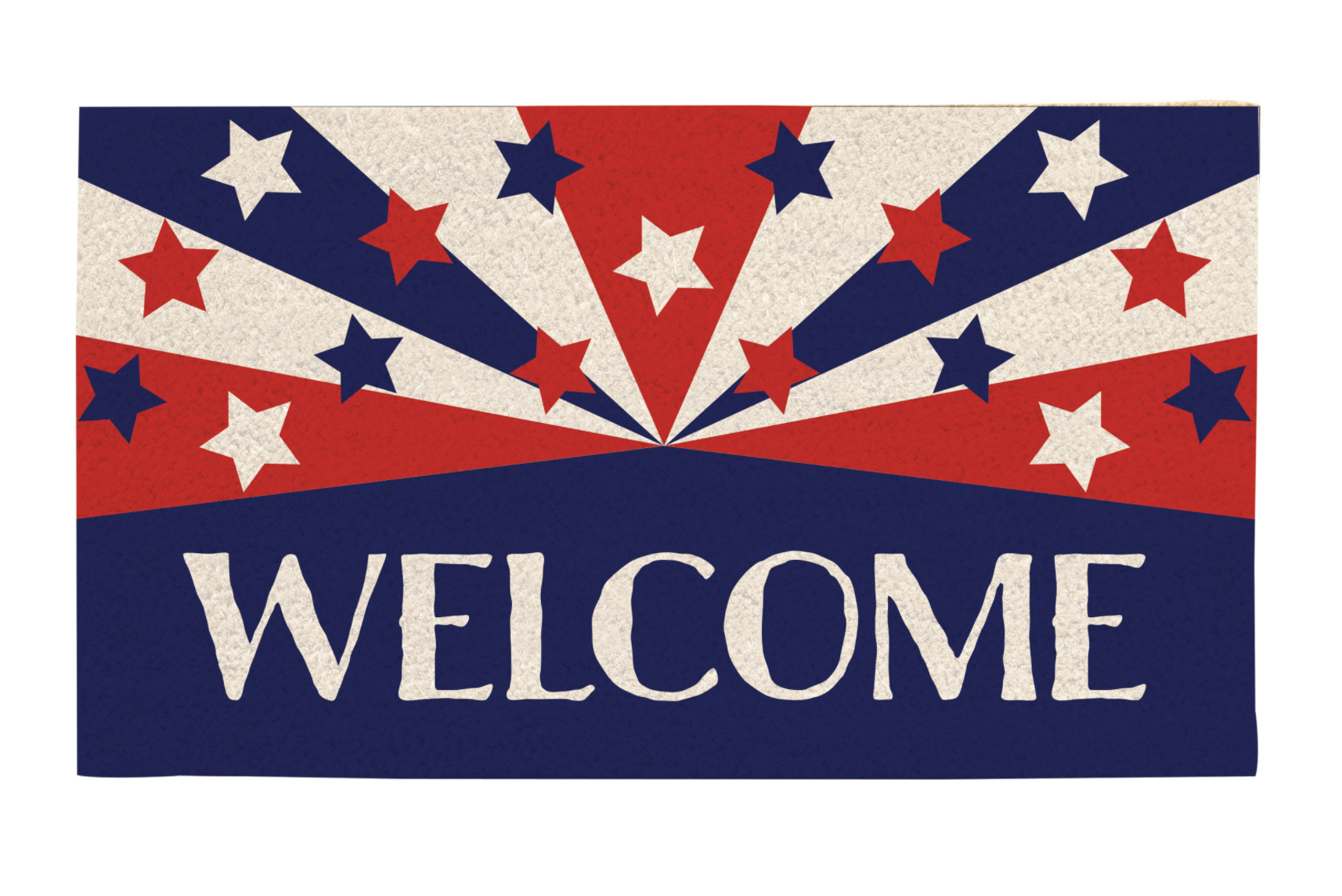 Patriotic Welcome Coir Mat - A. Dodson's