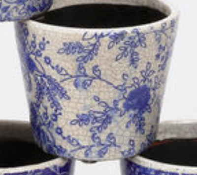 Blue & White Pot, 6 Styles - A. Dodson's