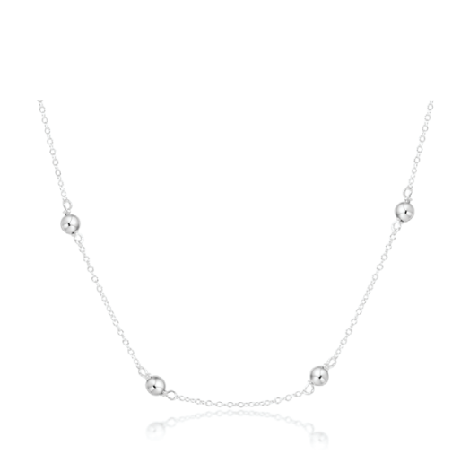 17" Choker Simplicity Chain Sterling - Classic 4mm Sterling by enewton