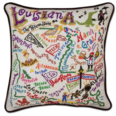 LOUISIANA PILLOW BY CATSTUDIO - A. Dodson's