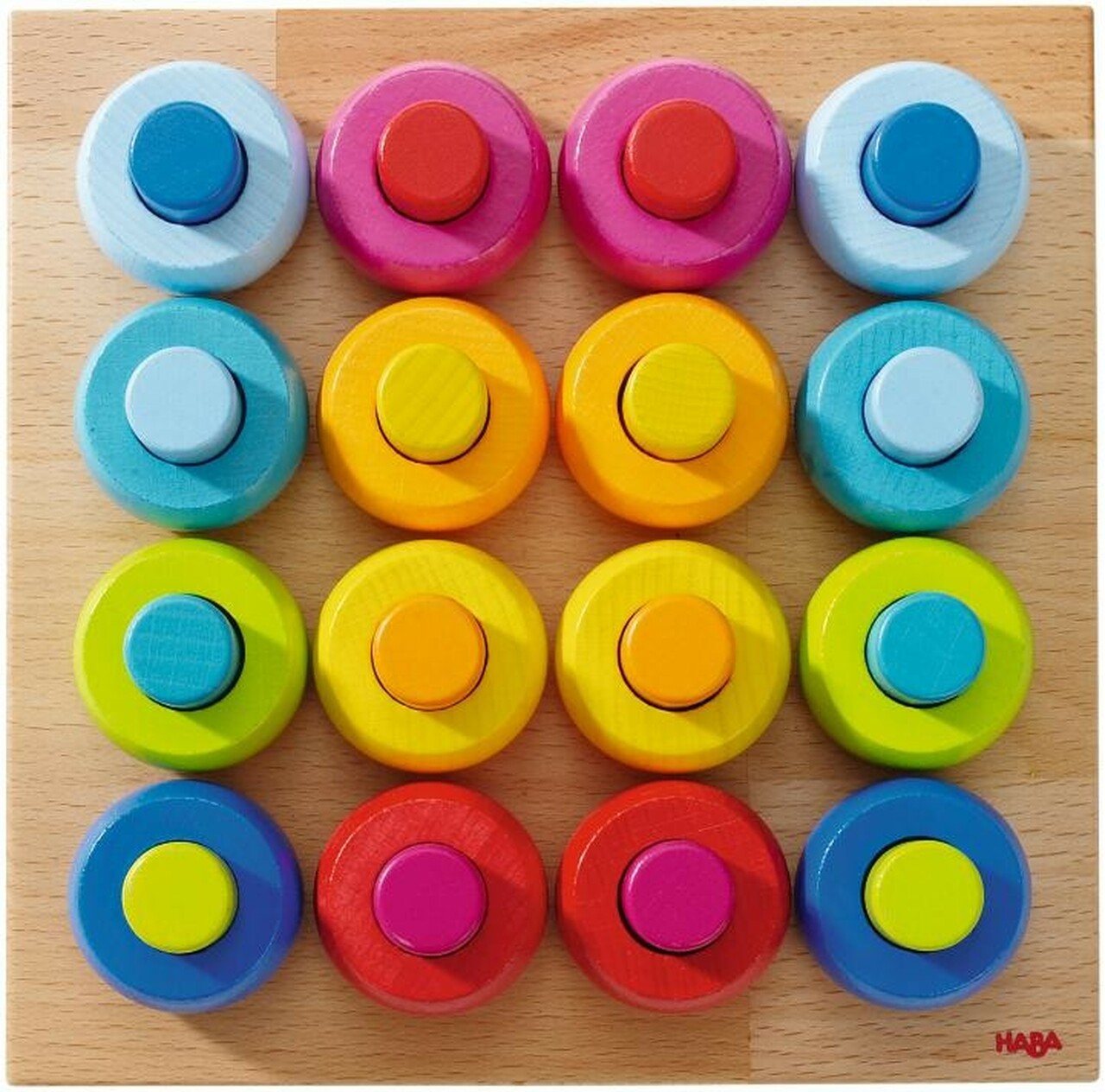 Rainbow Whirls Pegging Game - A. Dodson's