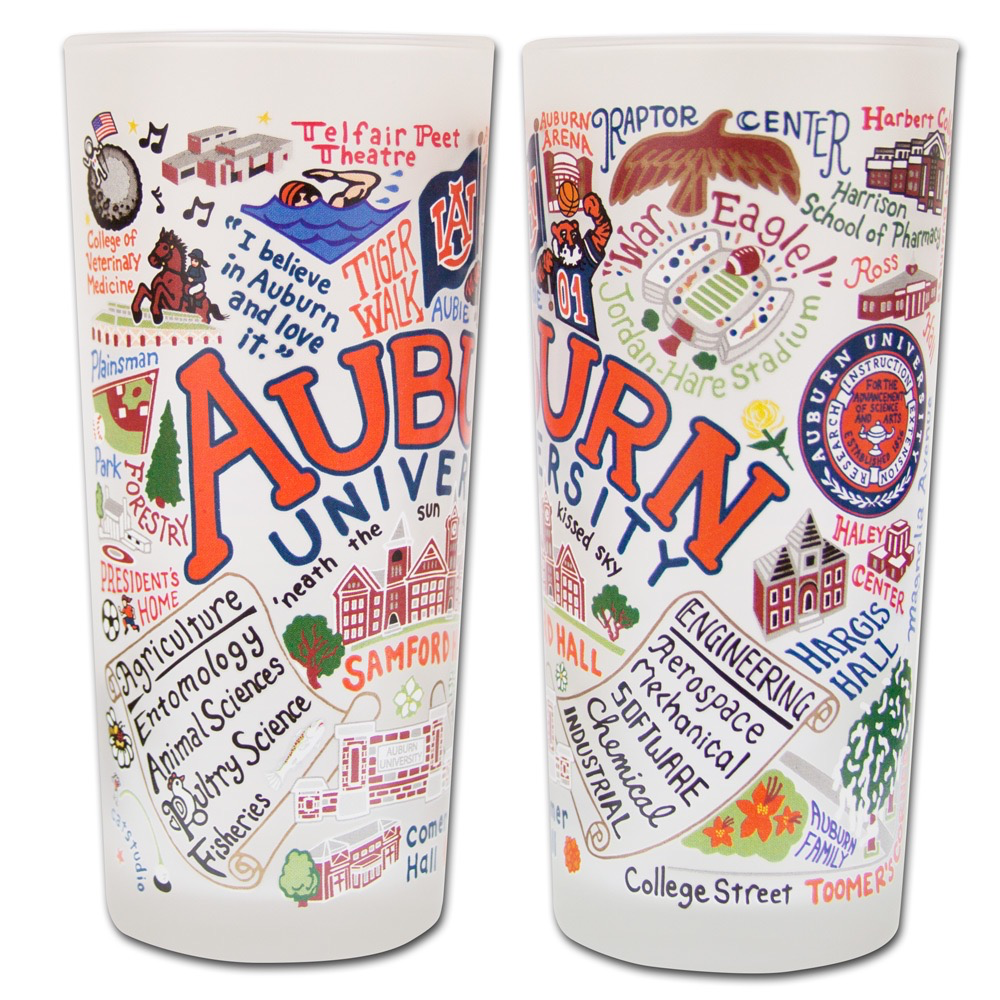 AUBURN UNIVERSITY GLASS BY CATSTUDIO - A. Dodson's