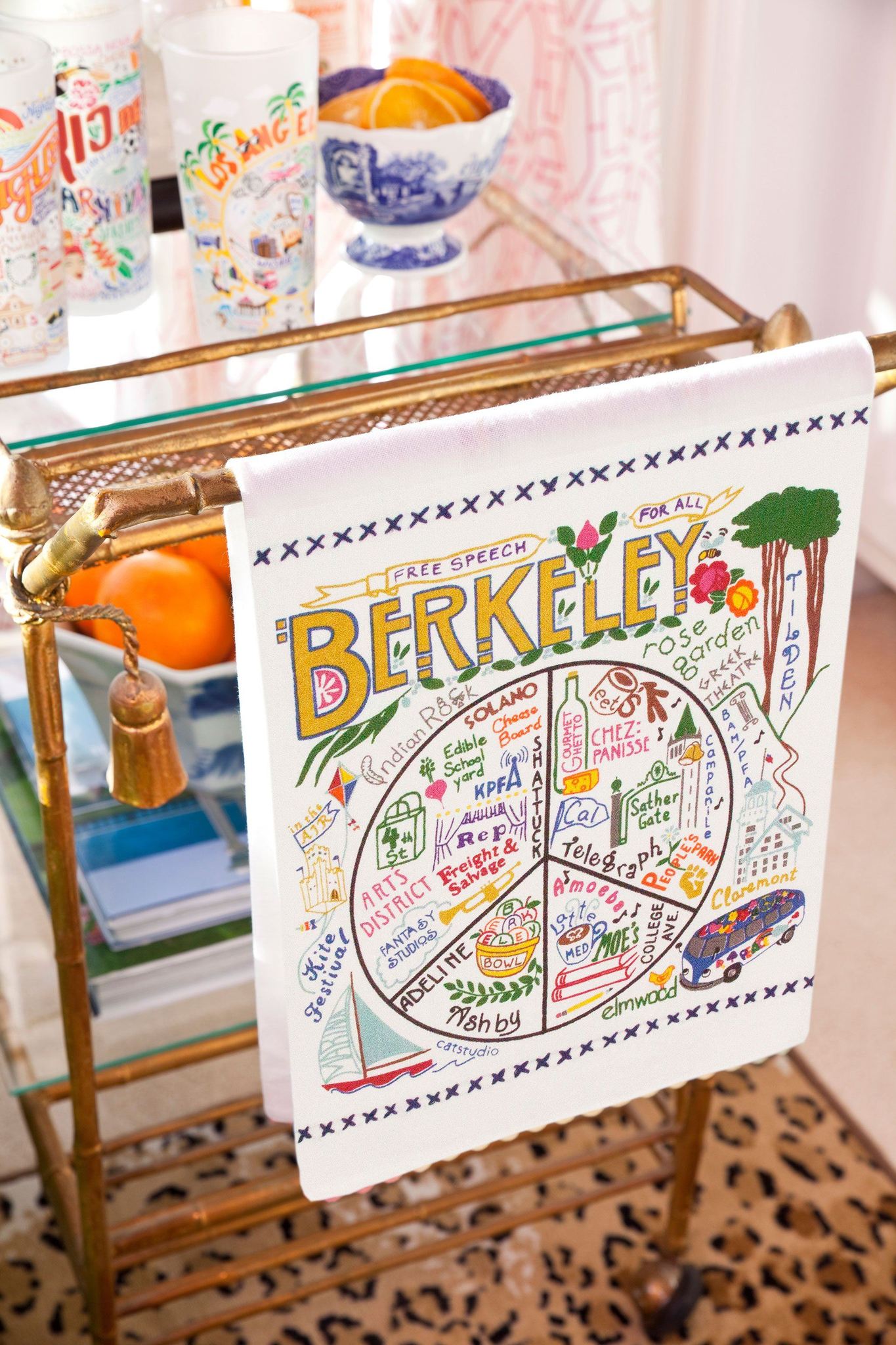 BERKELEY DISH TOWEL BY CATSTUDIO - A. Dodson's