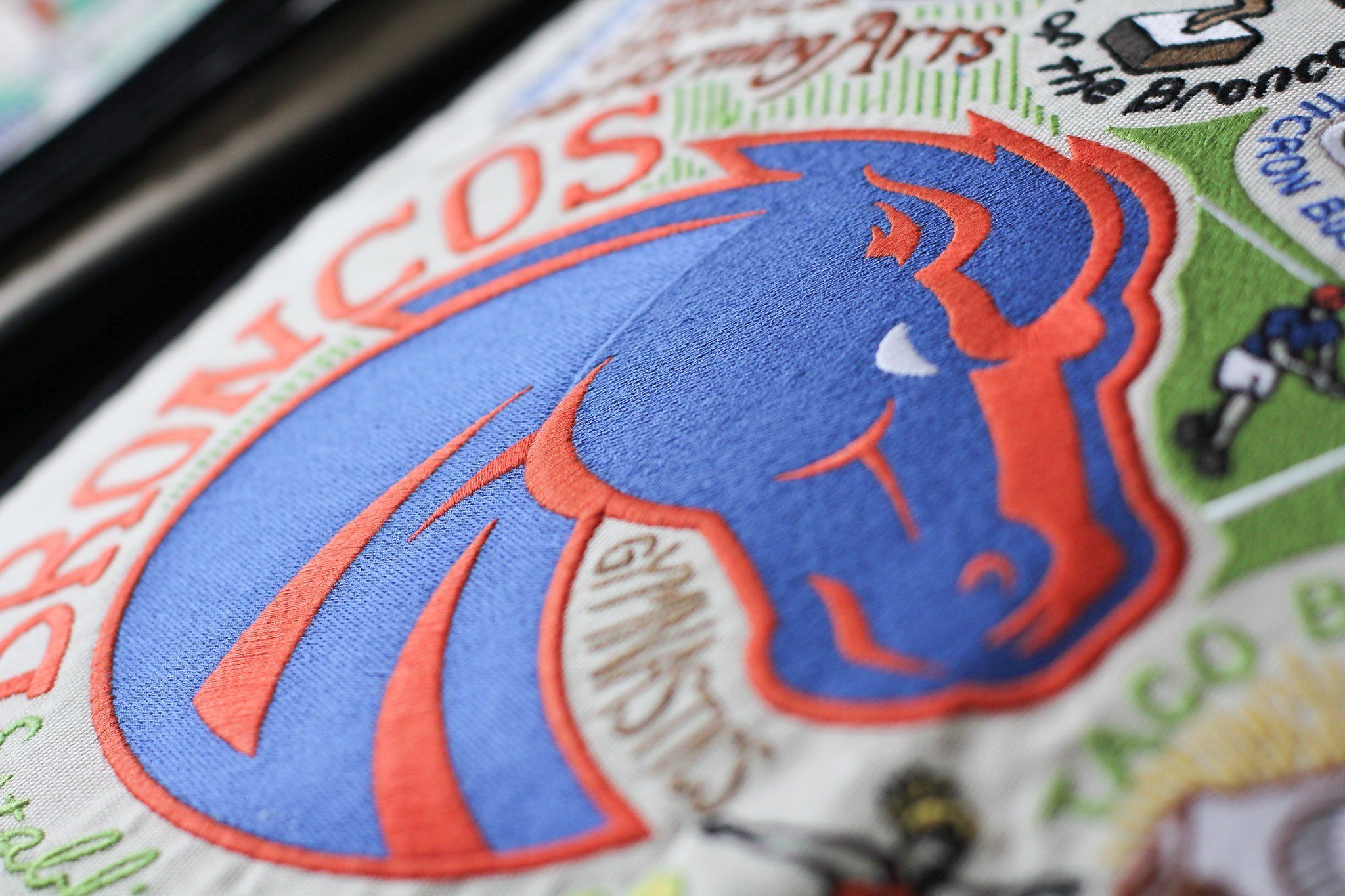 BOISE STATE UNIVERSITY PILLOW BY CATSTUDIO - A. Dodson's