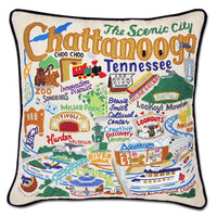 CHATTANOOGA PILLOW BY CATSTUDIO