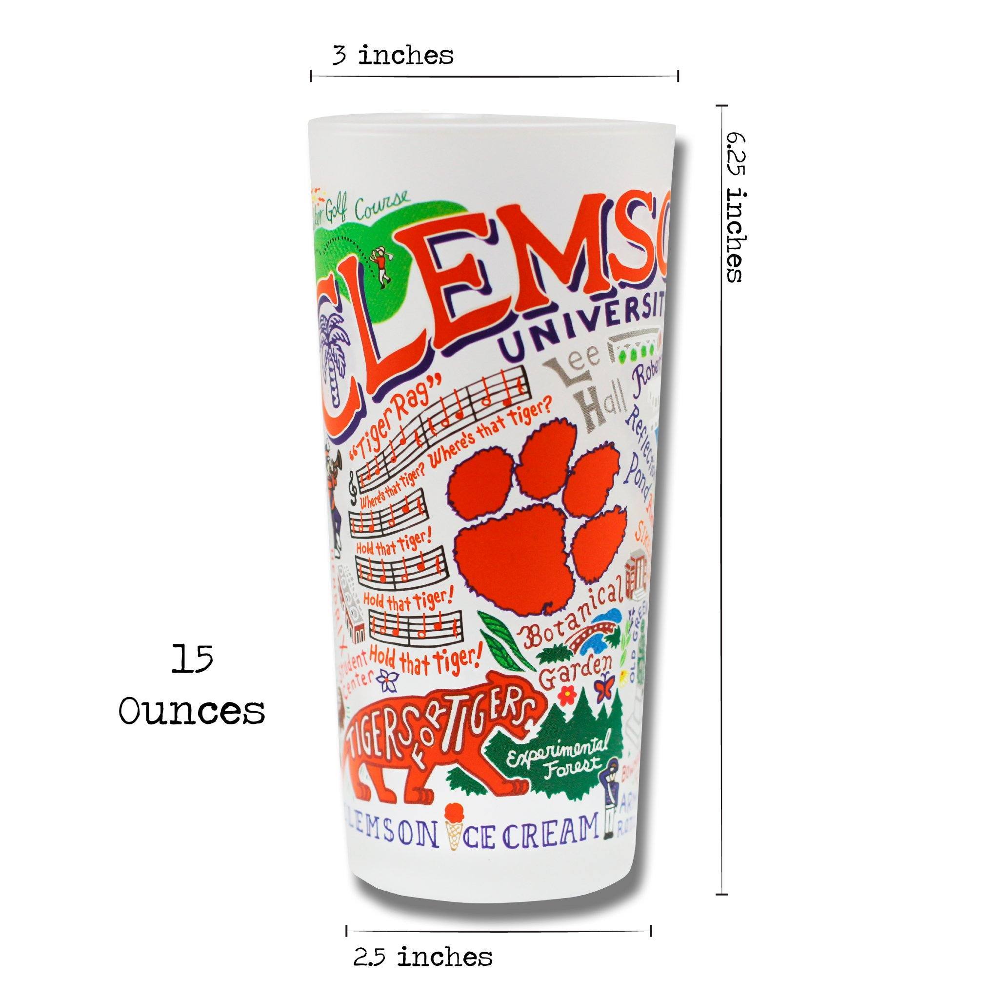 CLEMSON UNIVERSITY GLASS BY CATSTUDIO - A. Dodson's