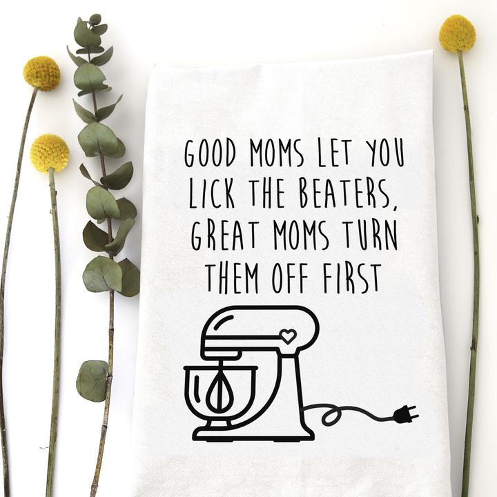 TEA TOWEL: GOOD MOMS - A. Dodson's