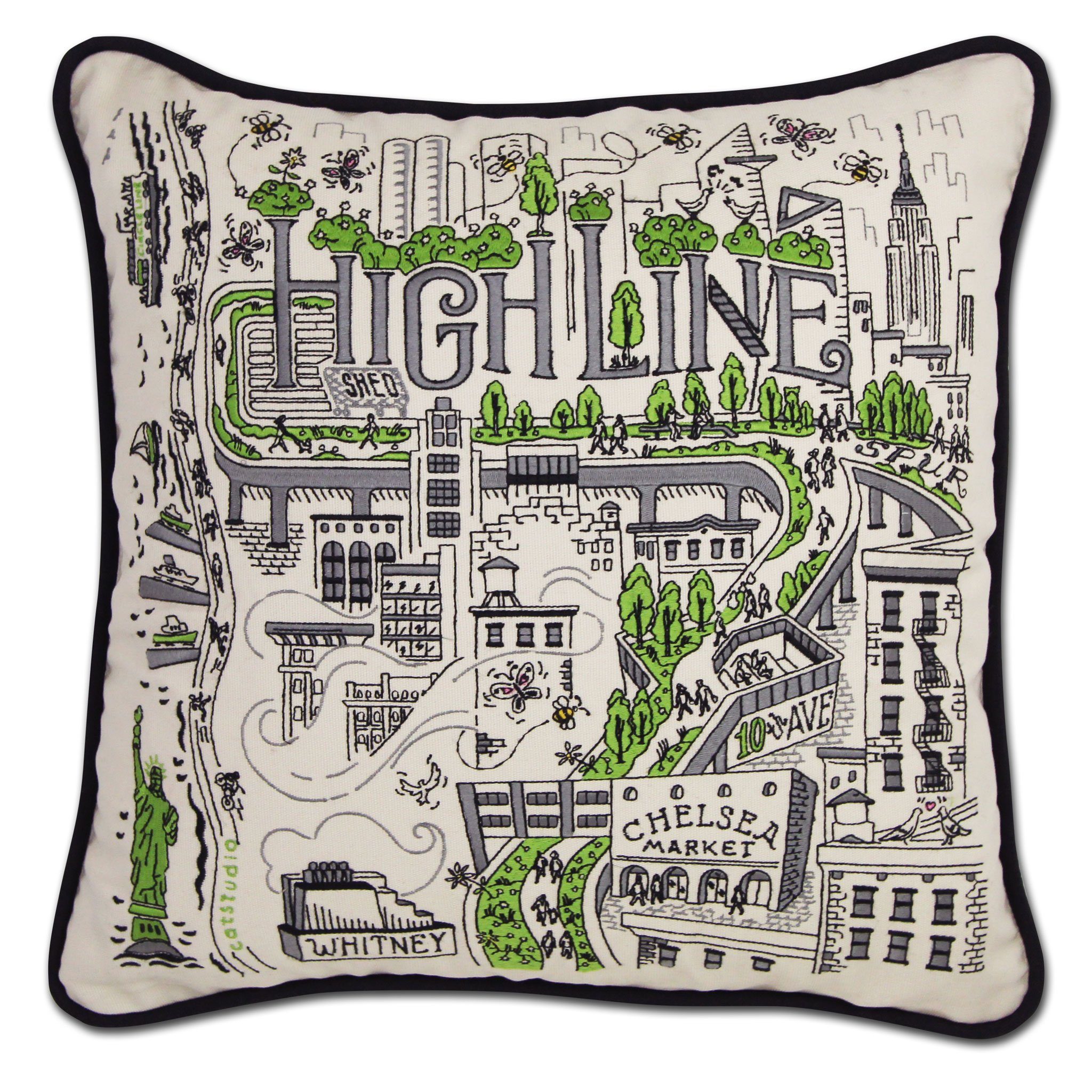 HIGH LINE NEW YORK PILLOW BY CATSTUDIO - A. Dodson's