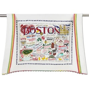 BOSTON DISH TOWEL BY CATSTUDIO